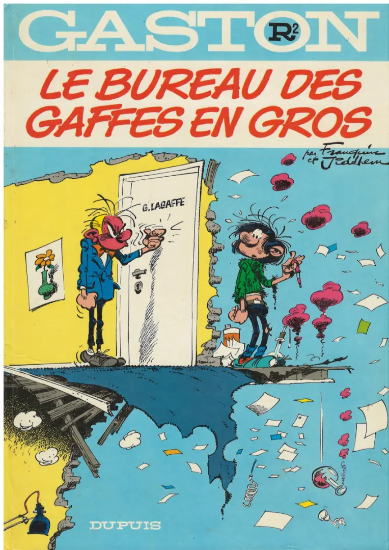 Couverture de l'album Gaston Le bureau des gaffes en gros