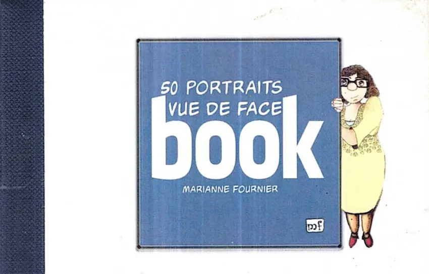 Couverture de l'album 50 portraits vue de face book