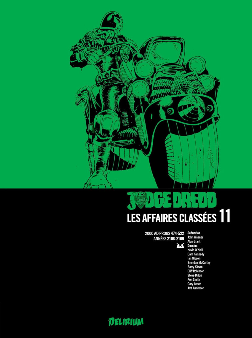 Couverture de l'album Judge Dredd : Les Affaires classées Tome 11 Années 2108-2109 (2000 AD progs 474-522)