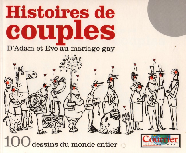 Couverture de l'album 100 dessins du monde entier Tome 4 Histoires de couples