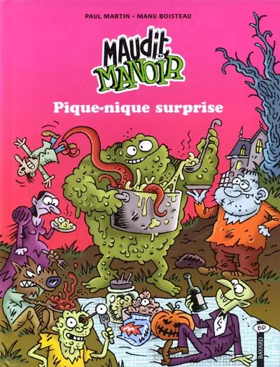 Couverture de l'album Maudit manoir Tome 1 Pique-nique surprise