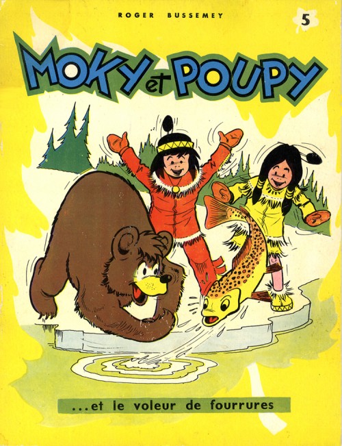 Couverture de l'album Moky et Poupy Tome 5 Moky et Poupy ... et le voleur de fourrures