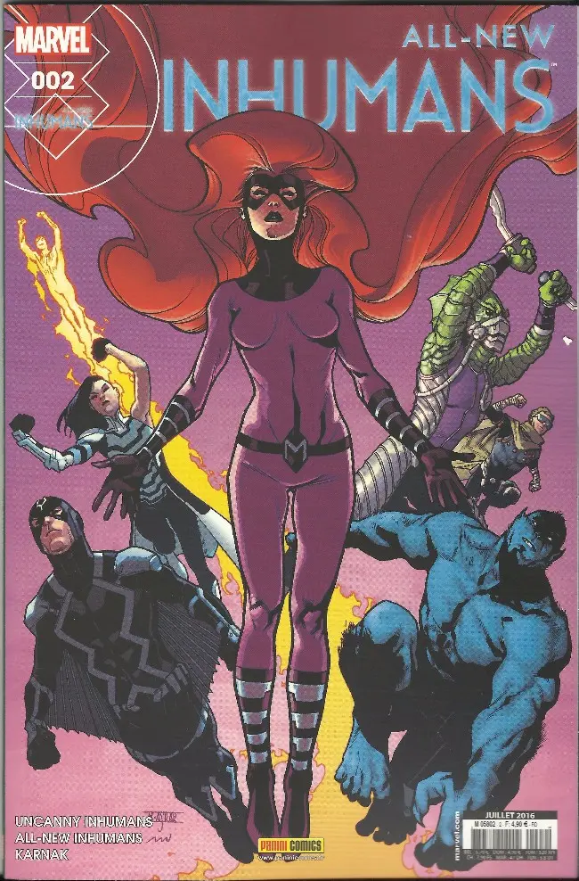 Couverture de l'album All-New Inhumans Tome 2 Compression temporelle