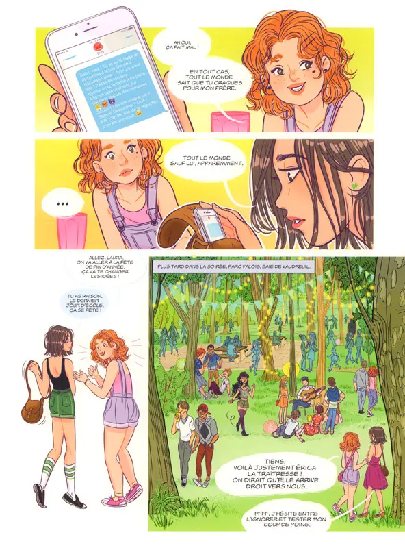 Planche de l'album Les filles modèles 2 Star d'un jour