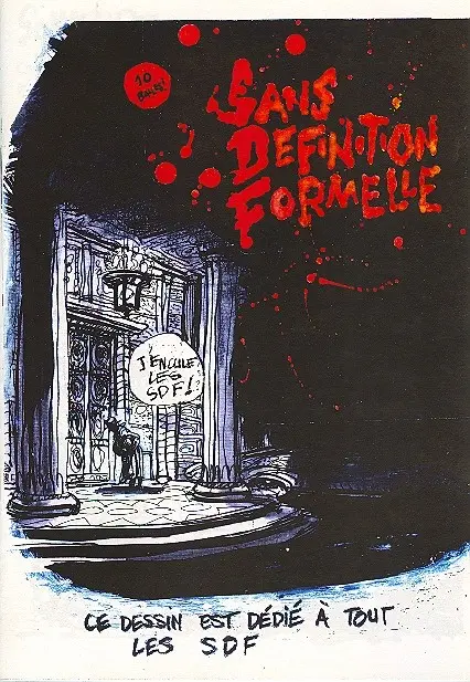 Verso de l'album Sans définition formelle