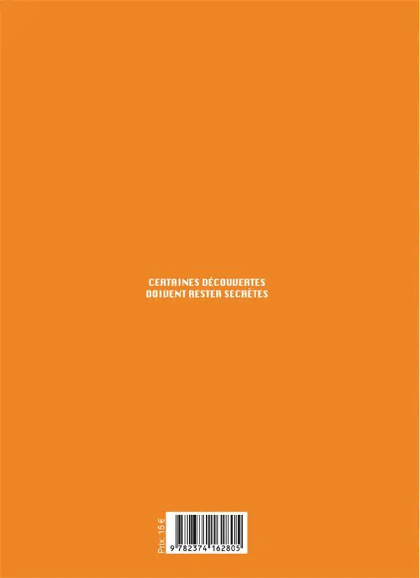 Verso de l'album Sentience Tome 3 (R)Evolution