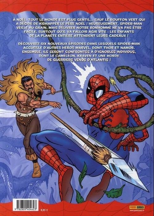 Verso de l'album Spider-Man - Les Aventures Tome 6 L'enlèvement du Père Noël !