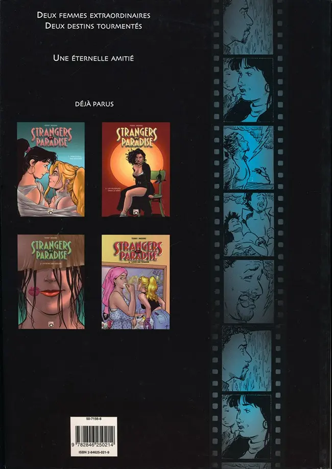 Verso de l'album Strangers in paradise Tome 4 Love me tender
