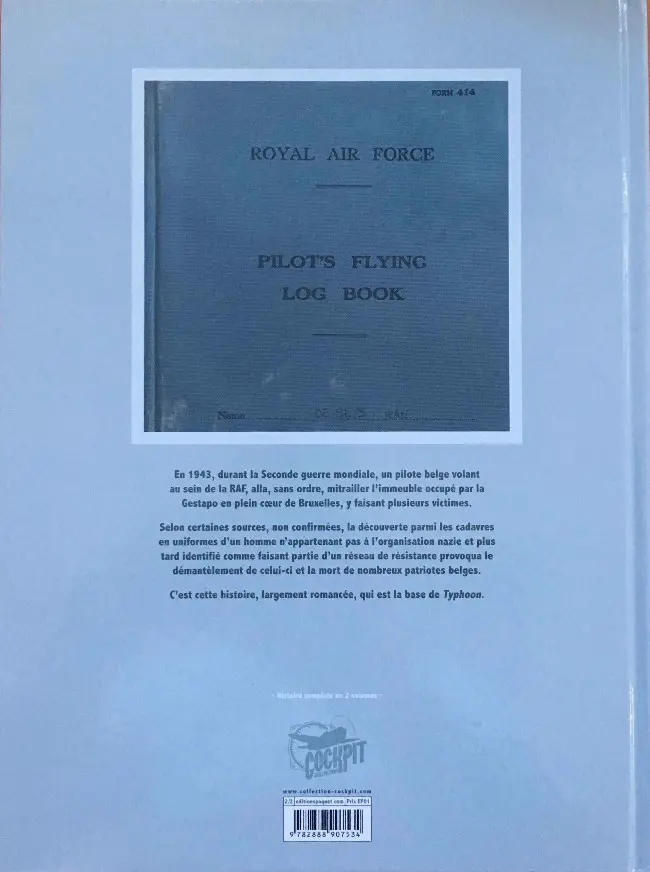 Verso de l'album Typhoon 2/2
