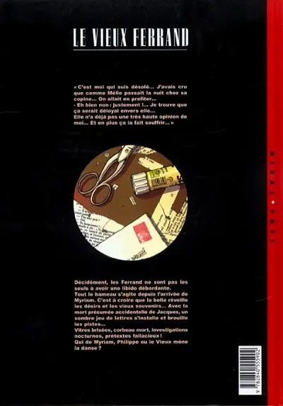 Verso de l'album Le Vieux Ferrand Tome 2 La tournée du facteur