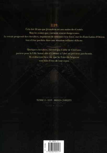 Verso de l'album Les Voies du Seigneur Tome 2 1119 - Miles Christi