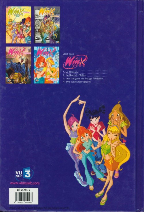 Verso de l'album Winx Club Tome 4 Une amie pour Bloom