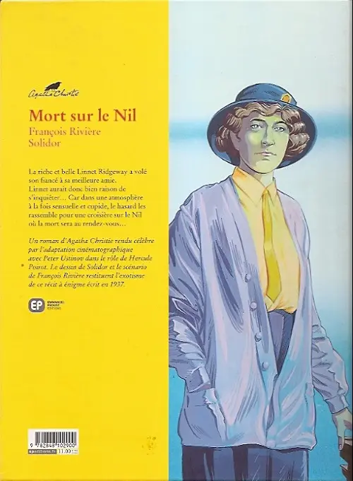 Verso de l'album Agatha Christie Tome 2 Mort sur le Nil