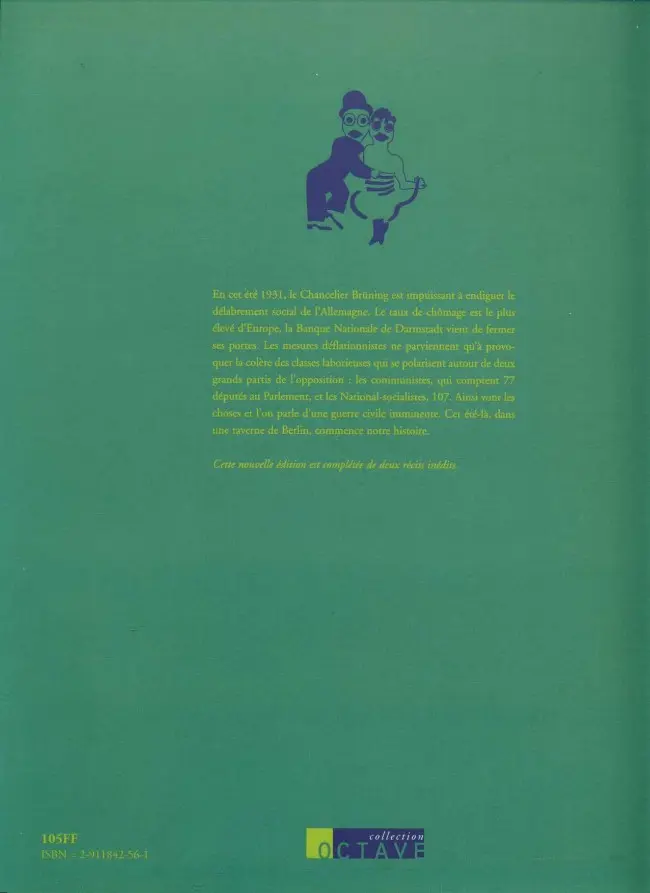 Verso de l'album Berlin 1931