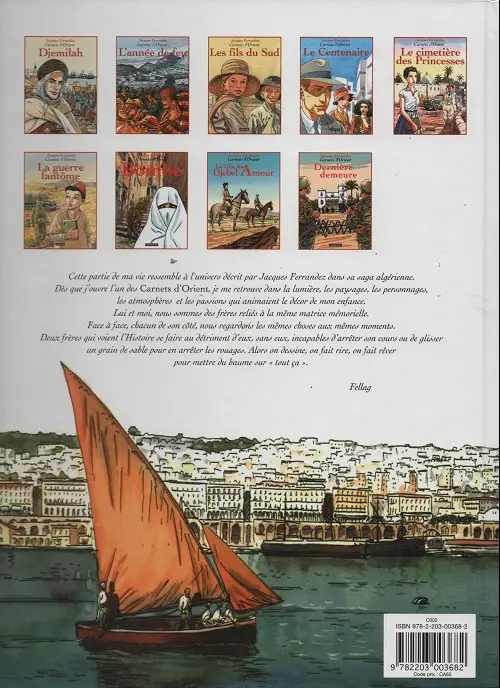 Verso de l'album Carnets d'Orient Tome 9 Dernière demeure