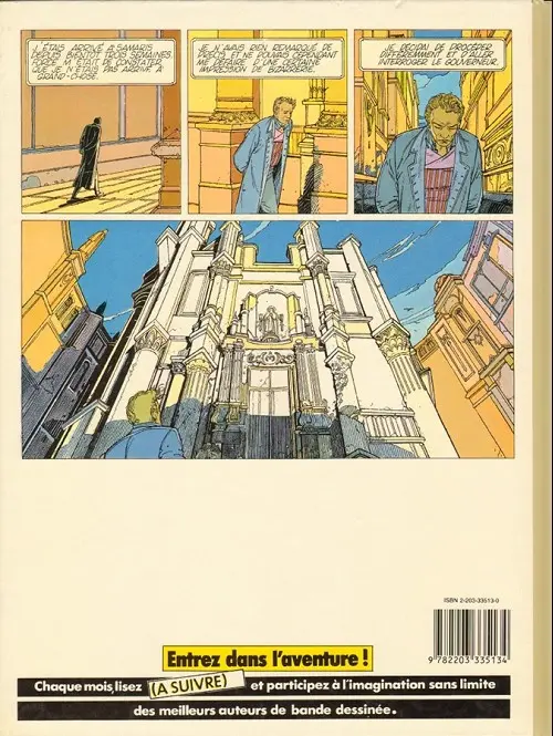 Verso de l'album Les Cités obscures Tome 1 Les murailles de Samaris