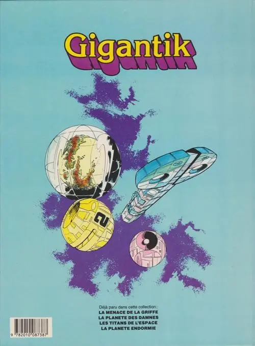 Verso de l'album Gigantik Tome 5 Le maître d'un monde