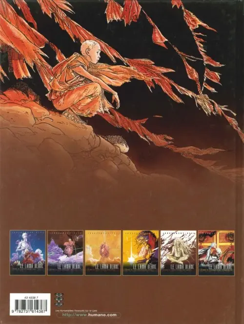 Verso de l'album Le Lama blanc Tome 5 Main fermée, main ouverte