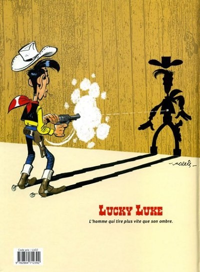 Verso de l'album Les aventures de Lucky Luke Tome 7 La Terre Promise