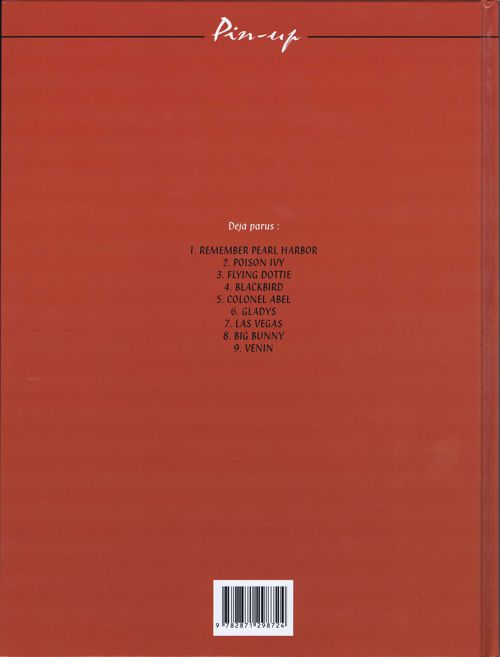 Verso de l'album Pin-up 9 Hors-Série