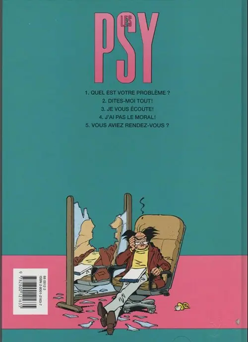 Verso de l'album Les Psy Tome 2 Dites-moi tout !