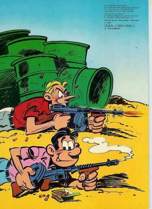 Verso de l'album Sammy Tome 9 Les pétroleurs du désert
