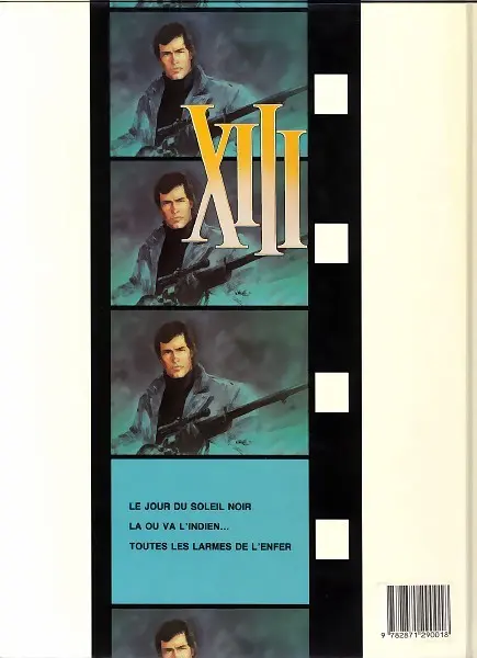Verso de l'album XIII Tome 2 Là où va l'indien...
