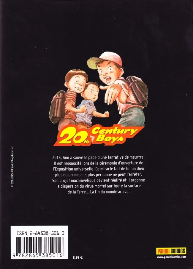 Verso de l'album 20th Century Boys 16