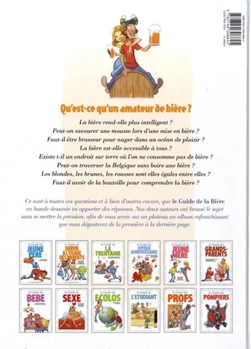 Verso de l'album Le Guide Tome 50 Le guide de la bière