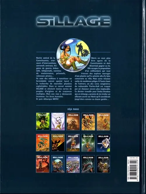 Verso de l'album Sillage Tome 15 Chasse gardée