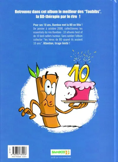Verso de l'album Les Toubibs Best Of 10 ans Bamboo