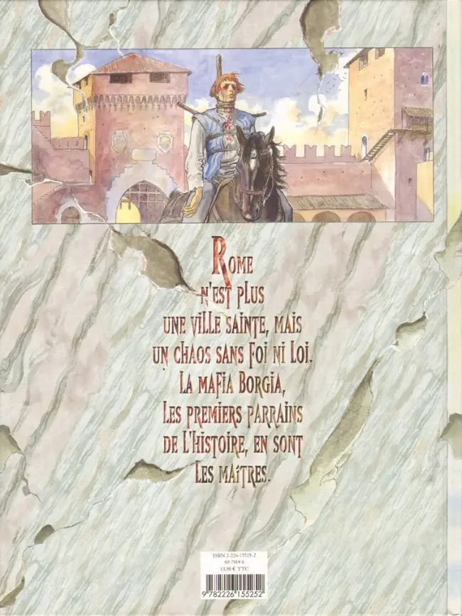 Verso de l'album Borgia Tome I Du sang pour le pape