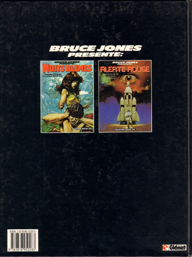 Verso de l'album Bruce Jones présente Tome 4 Zombies!