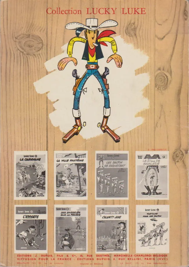Verso de l'album Lucky Luke Tome 12 Les cousins Dalton