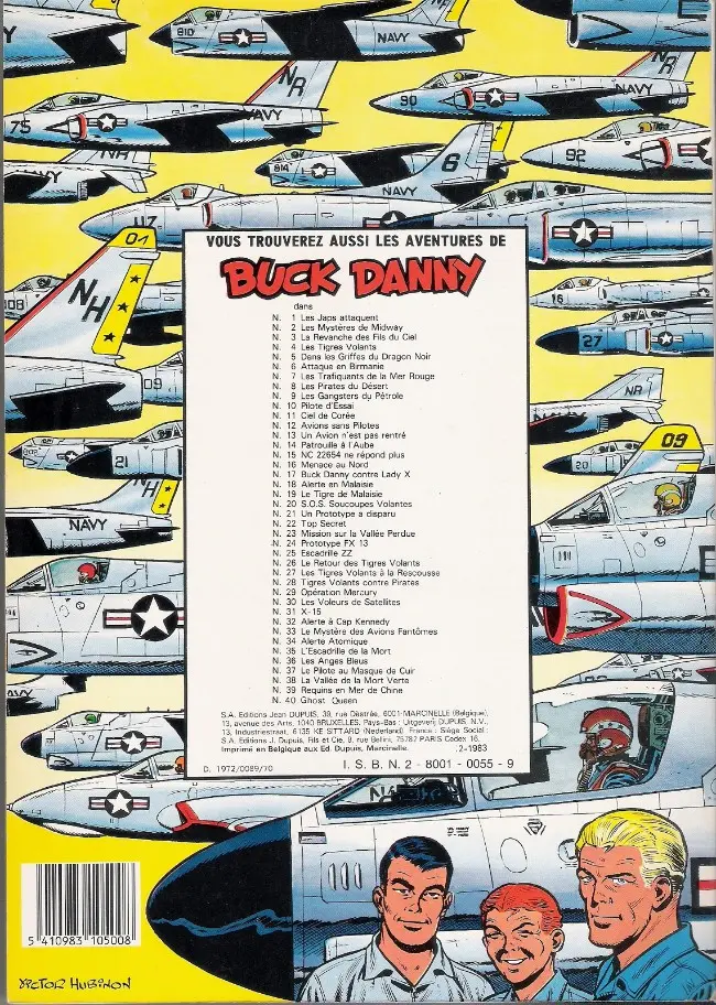 Verso de l'album Buck Danny Tome 18 Alerte en Malaisie