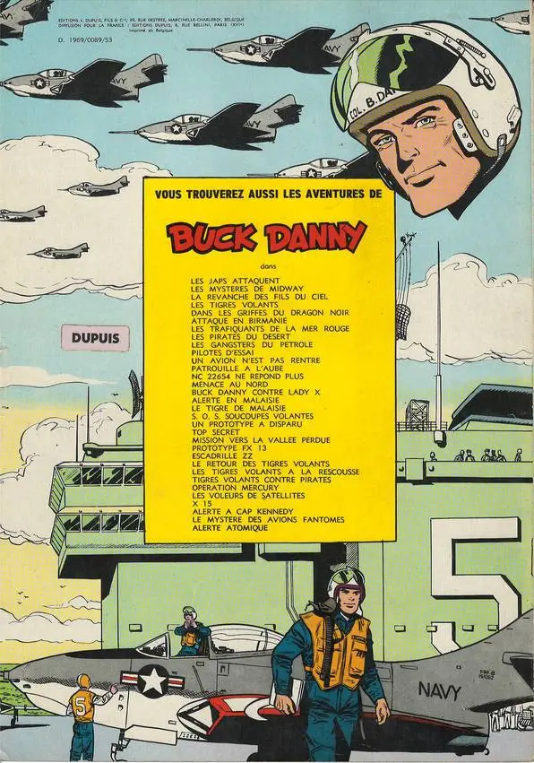 Verso de l'album Buck Danny Tome 31 X-15