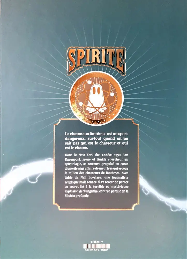 Verso de l'album Spirite Tome 1 Tunguska