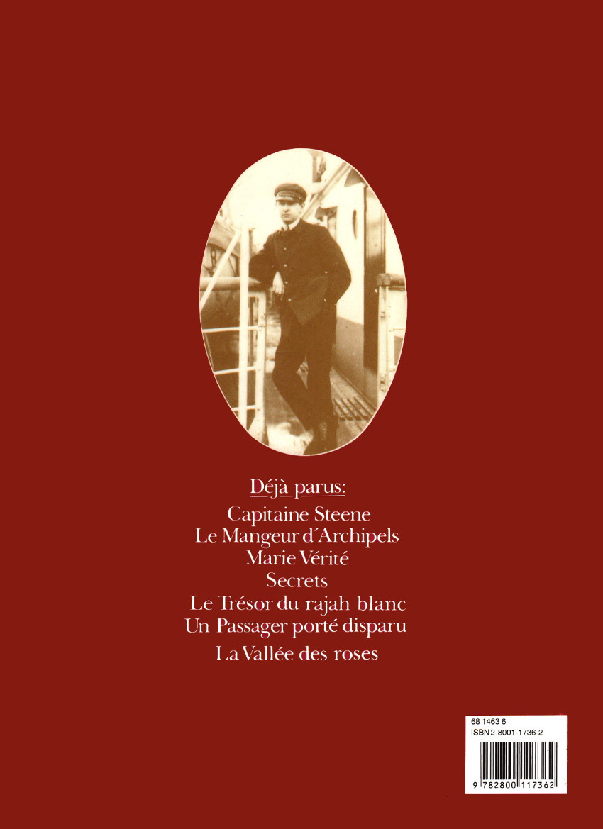 Verso de l'album Théodore Poussin Tome 3 Marie Vérité