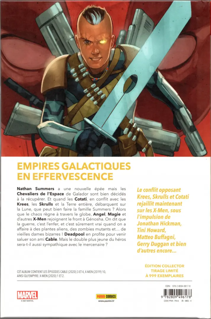 Verso de l'album Dawn of X Volume 13