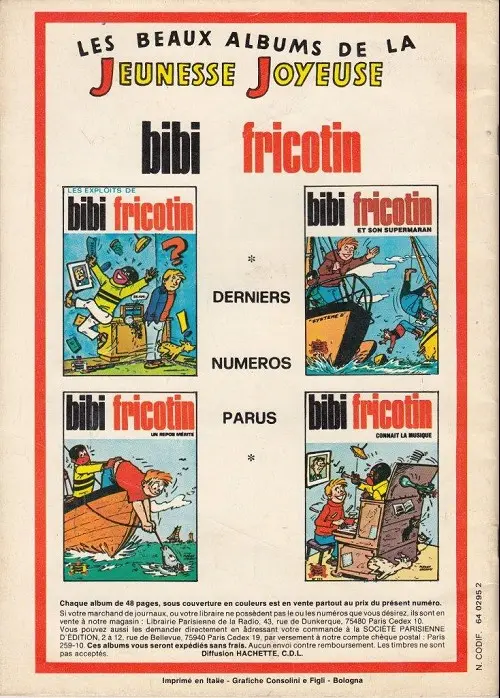 Verso de l'album Les Pieds Nickelés Tome 86 Les pieds nickelés dans le harem