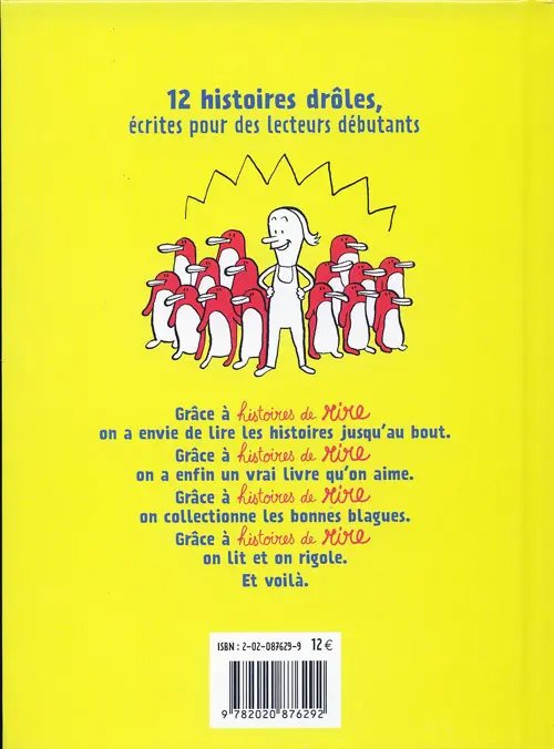 Verso de l'album Histoires de rire