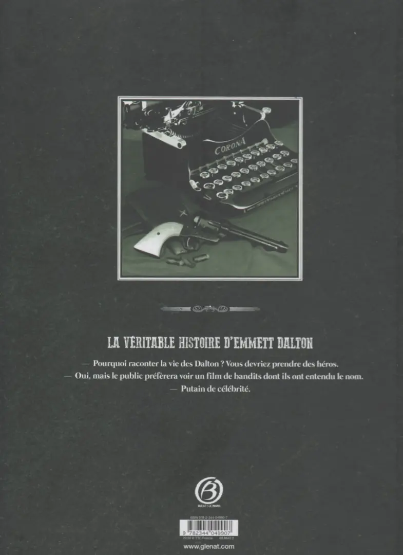 Verso de l'album Mauvaise réputation 1/2 La véritable histoire d'Emmett Dalton