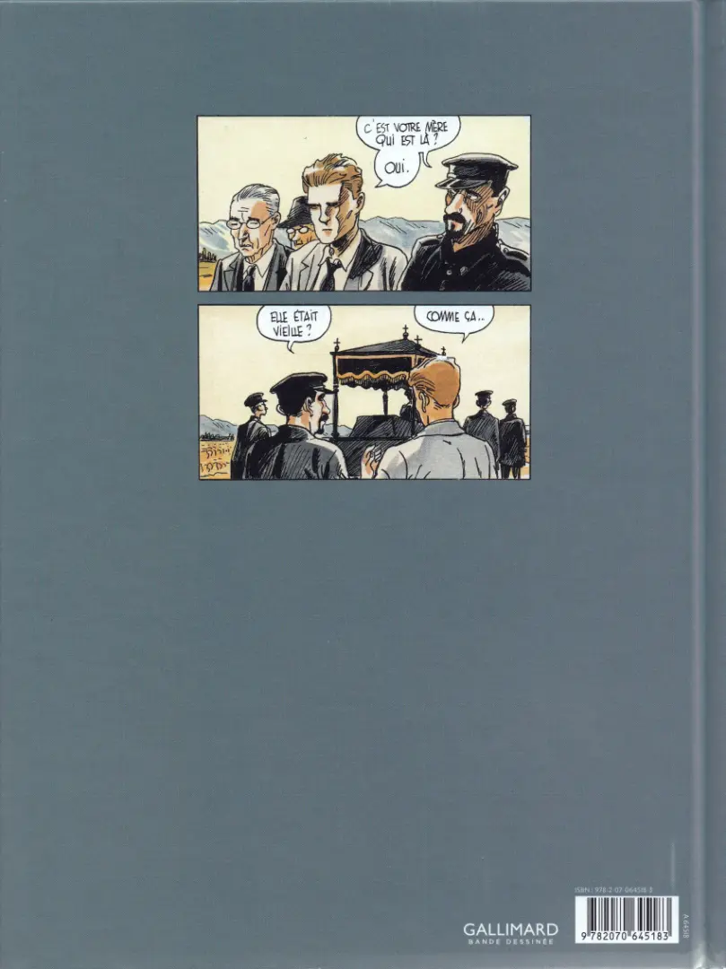 Verso de l'album L'Étranger