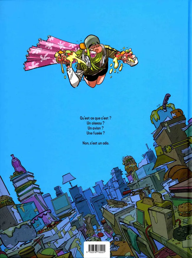 Verso de l'album The Amazing Bibi Tome 1