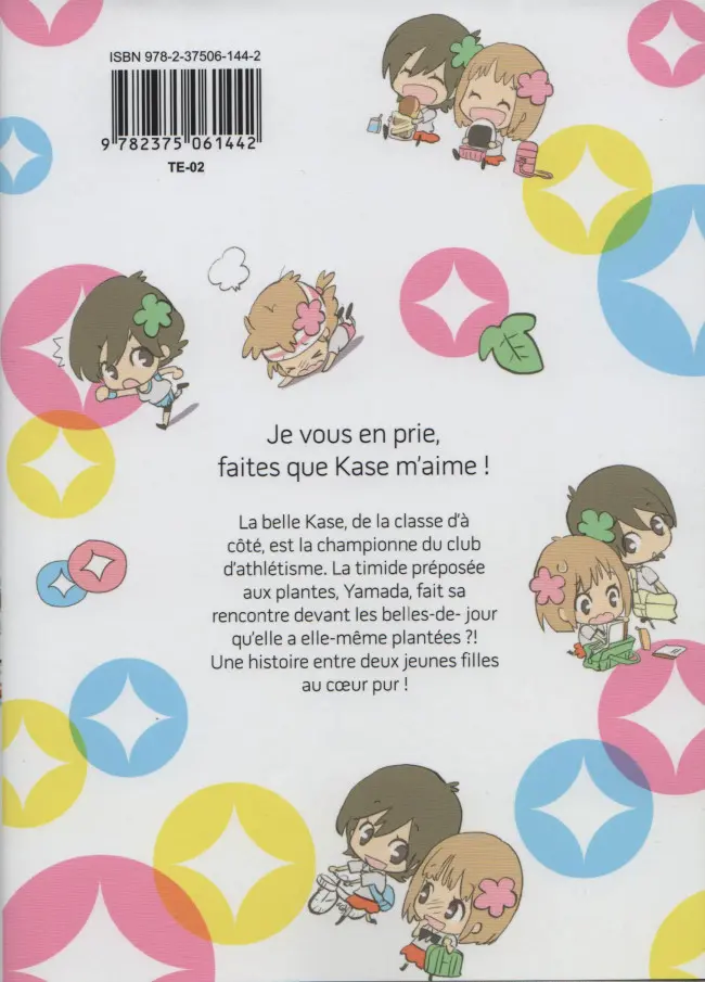 Verso de l'album Kase-San 1 Kase-san & les belles-de-jour