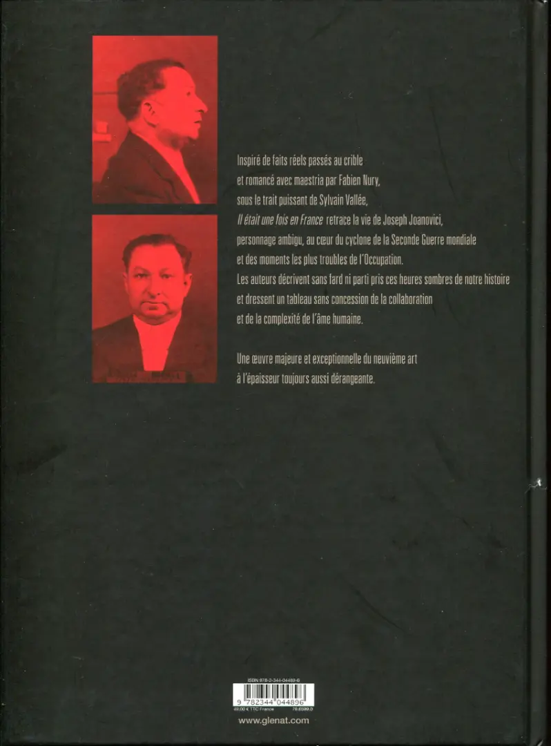 Verso de l'album Il était une fois en France Edition Intégrale