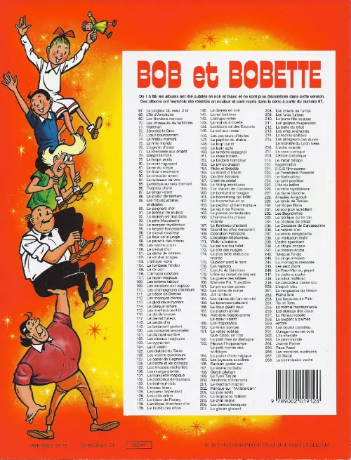 Verso de l'album Bob et Bobette Tome 211 Les guêpes fougueuses