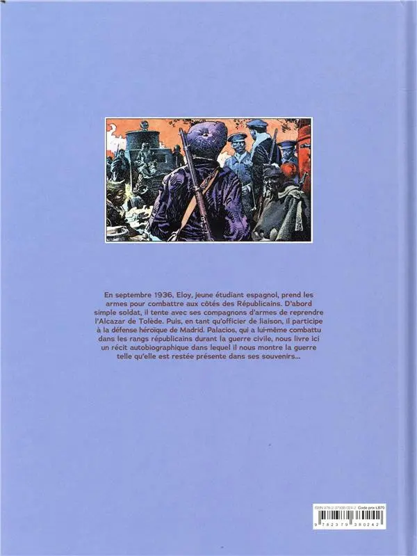 Verso de l'album Eloy Tome 1/2