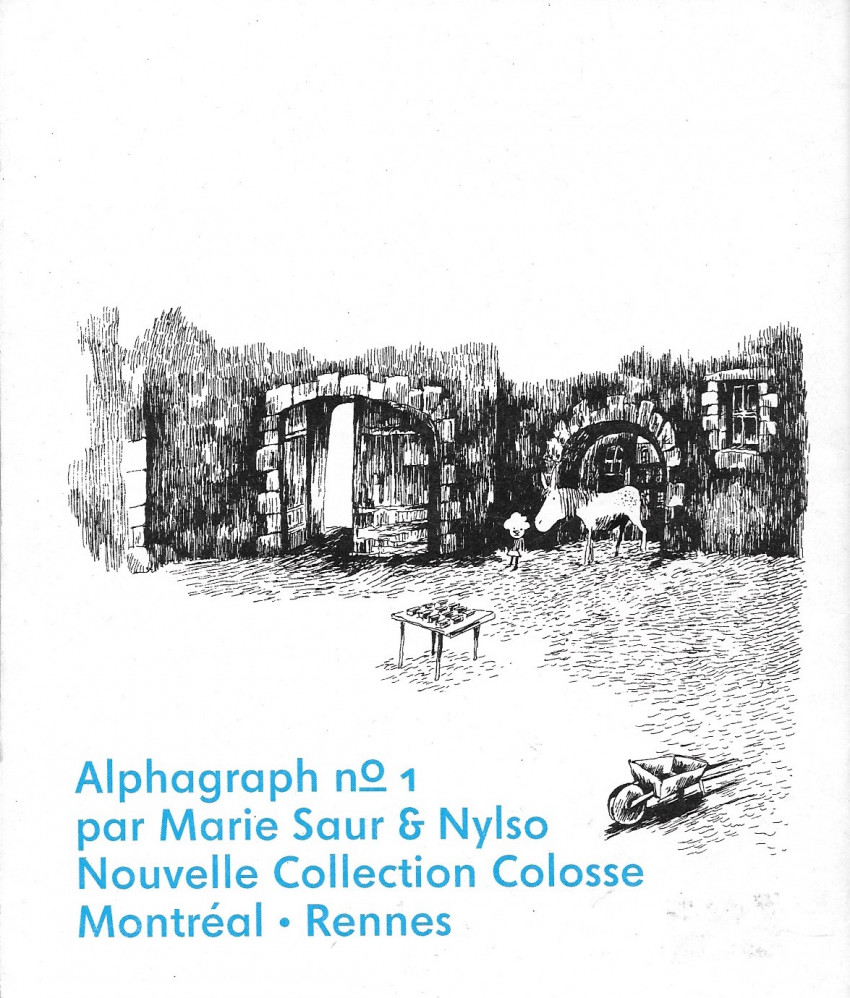 Verso de l'album Alphagraph I