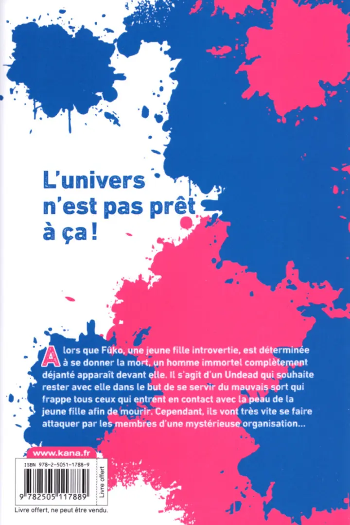 Verso de l'album Undead Unluck 1